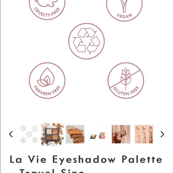 Chella La Vie Neutral travel palette eye shadow - Picture 3 of 5